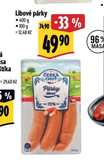 Albert Libové párky nabídka