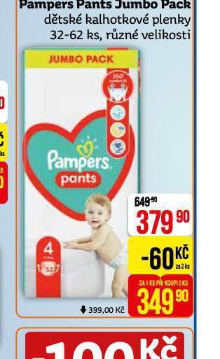 Teta Pampers dětské plenky nabídka