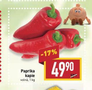 Billa Paprika kapie nabídka