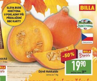 Billa Dýně hokkaido nabídka