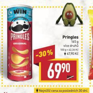 Billa Pringles nabídka