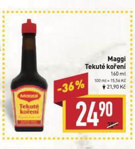 Billa Maggi tekuté koření nabídka