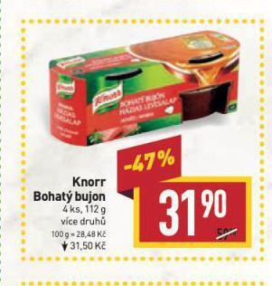 Billa Knorr bohatý bujón nabídka