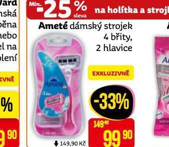 Teta Ameté dámský strojek nabídka