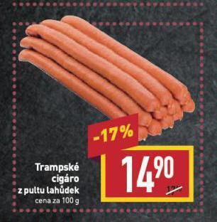 Billa Trampské cigáro nabídka