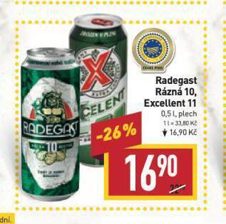 Billa Pivo radegast nabídka