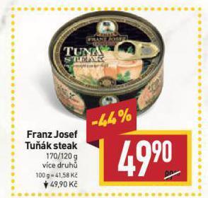 Billa Franz josef tuňák steak nabídka