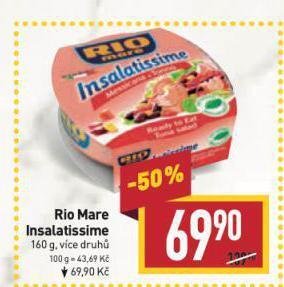 Billa Rio mare insalatissime nabídka