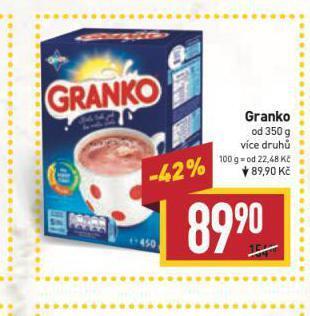 Billa Granko nabídka