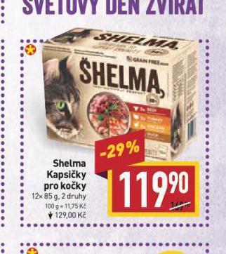 Billa Shelma kapsičky pro kočky nabídka