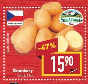 Billa Brambory nabídka