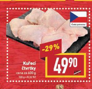 Billa Kuřecí čtvrtky nabídka