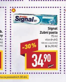 Billa Signal zubní pasta nabídka