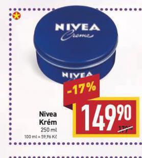 Billa Nivea krém nabídka