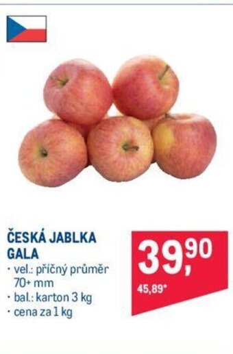 Makro ČESKÁ JABLKA GALA nabídka