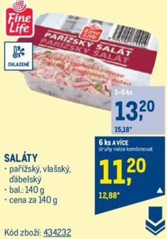 Makro SALÁTY nabídka