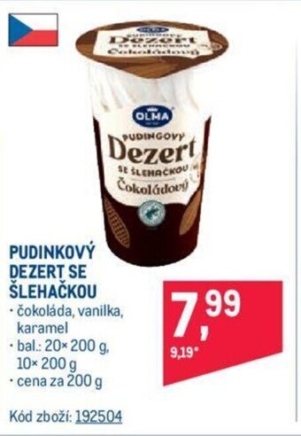 Makro PUDINKOVÝ DEZERT SE ŠLEHAČKOU nabídka