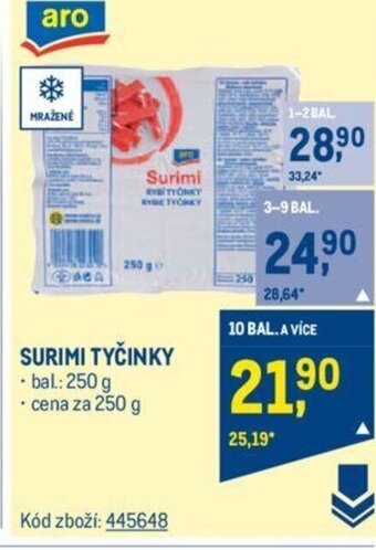 Makro SURIMI TYČINKY nabídka