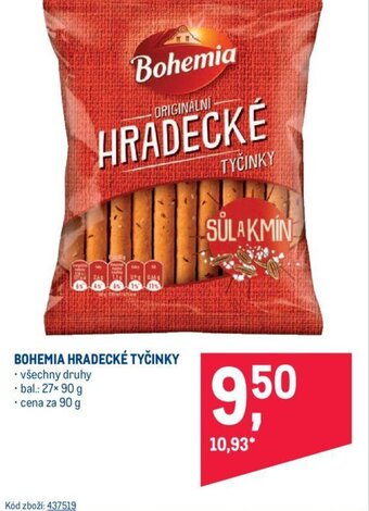 Makro BOHEMIA HRADECKÉ TYČINKY nabídka