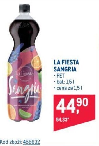 Makro LA FIESTA SANGRIA nabídka