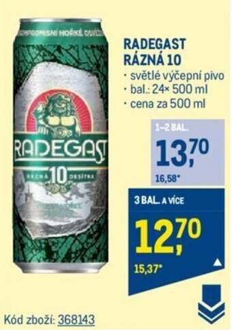 Makro RADEGAST RÁZNÁ 10 nabídka