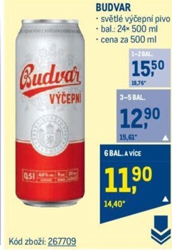 Makro BUDVAR nabídka