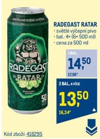 Makro RADEGAST RATAR nabídka