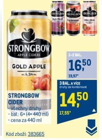 Makro STRONGBOW CIDER nabídka