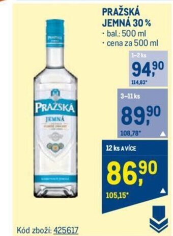 Makro PRAŽSKÁ JEMNÁ 30% nabídka