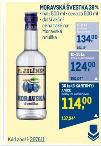 Makro MORAVSKÁ ŠVESTKA 38% nabídka