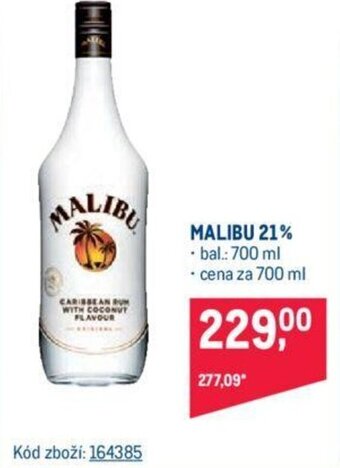 Makro MALIBU 21% nabídka