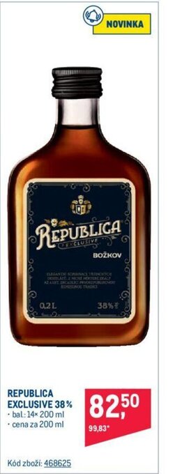 Makro REPUBLICA EXCLUSIVE 38% nabídka