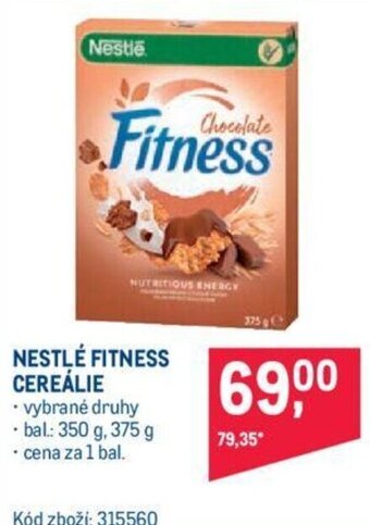 Makro NESTLÉ FITNESS CEREÁLIE nabídka