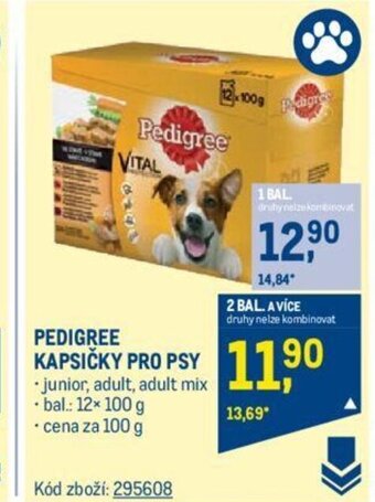 Makro PEDIGREE KAPSIČKY PRO PSY nabídka