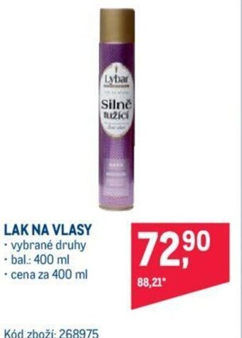 Makro LAK NA VLASY nabídka
