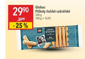 Globus Globus Piškoty italské cukrářské nabídka