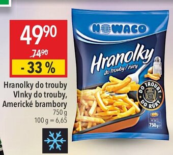 Globus Hranolky do trouby Vlnky do trouby, Americké brambory nabídka