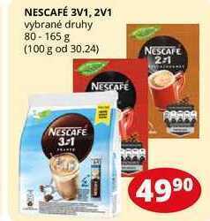 Flop Nescafé 3v1, 2v1 vybrané druhy 80 - 165 g nabídka
