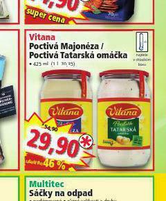 Norma Vitana poctivá tatarská omáčka nabídka