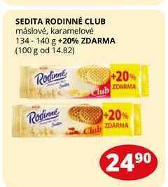 Flop Sedita rodinné club máslové, karamelové 134-140 g nabídka