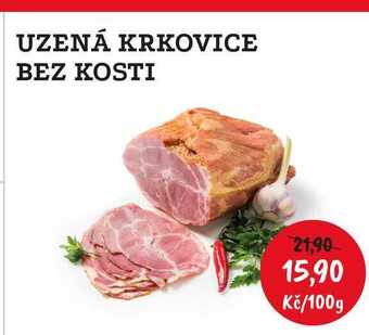RABBIT řeznictví Uzená krkovice bez kosti 100g nabídka