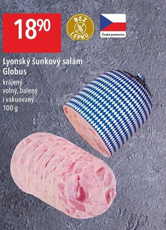 Globus Lyonský šunkový salám nabídka