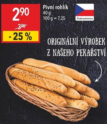 Globus Pivní rohlík 40 g nabídka