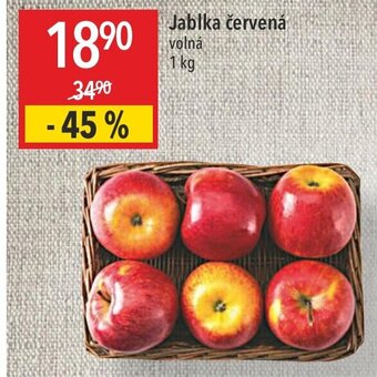 Globus Jablka červená volná 1 kg nabídka