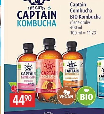 Globus Captain Combucha BIO Kombucha nabídka