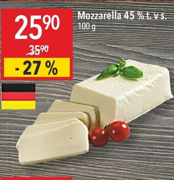 Globus Mozzarella 45% t. vs. 100 g nabídka
