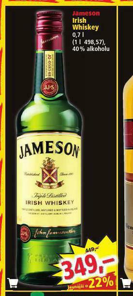 Norma Jameson irish whiskey nabídka