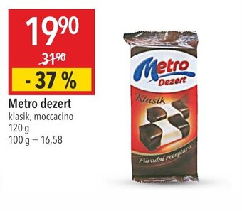 Globus Metro dezert klasik, moccacino 120 g nabídka