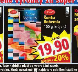 Norma Šunka bohemia nabídka