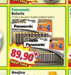 Norma Panasonic baterie nabídka